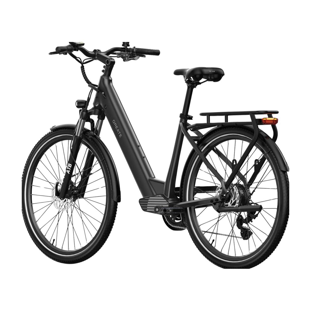 A-Spadz Qreate City Pro e-bike Zwart foto 5