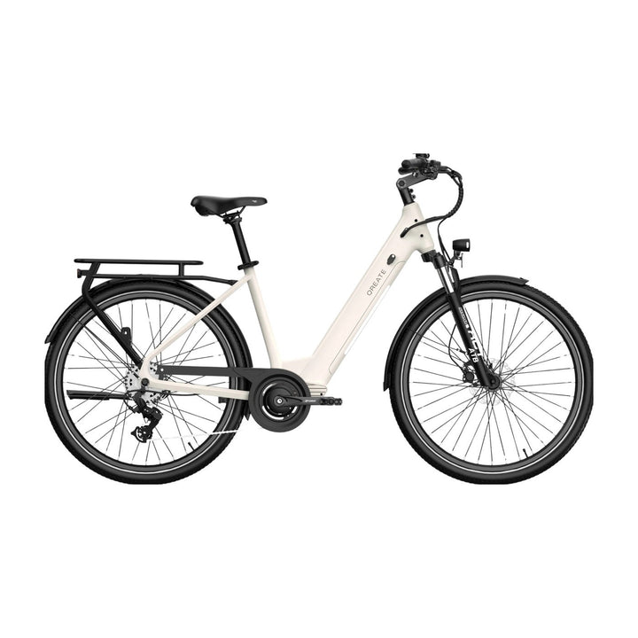 A-Spadz Qreate City Pro e-bike Crème wit