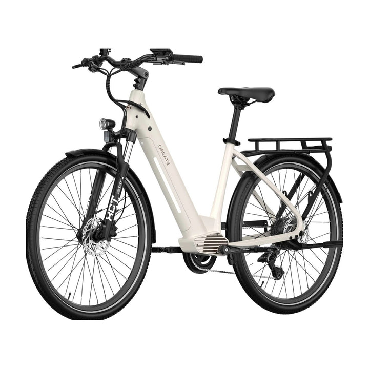 A-Spadz Qreate City Pro e-bike Crème wit foto 3