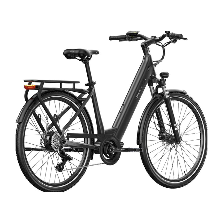 A-Spadz Qreate City Pro e-bike Zwart foto 3