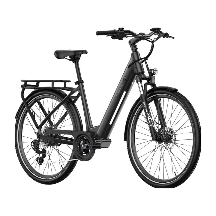 A-Spadz Qreate City Pro e-bike Zwart foto 2