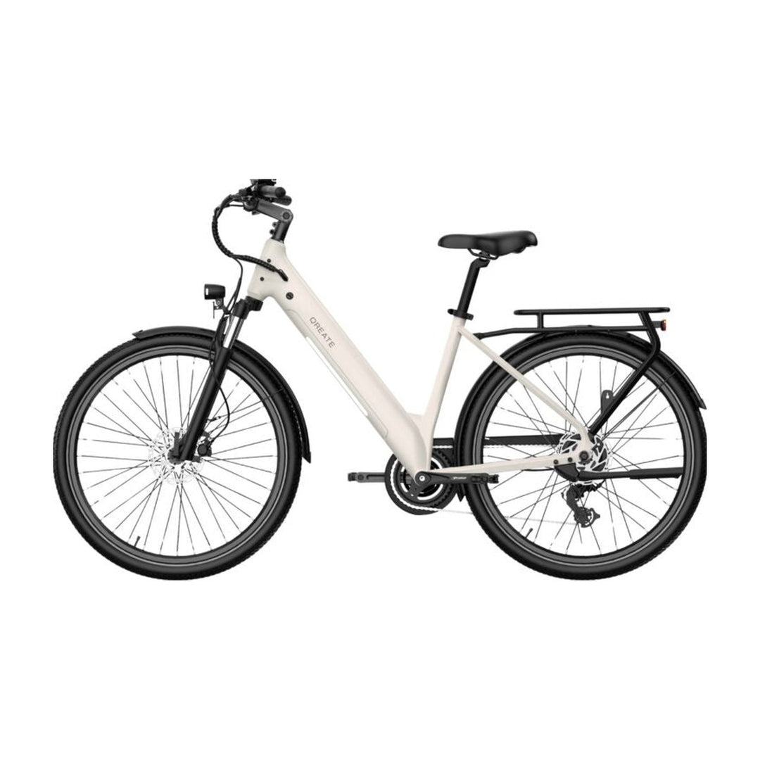 A-Spadz Qreate City Air e-bike Crème wit foto 3