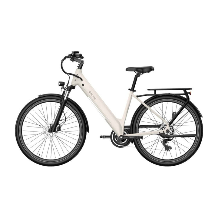 A-Spadz Qreate City Air e-bike Crème wit foto 3