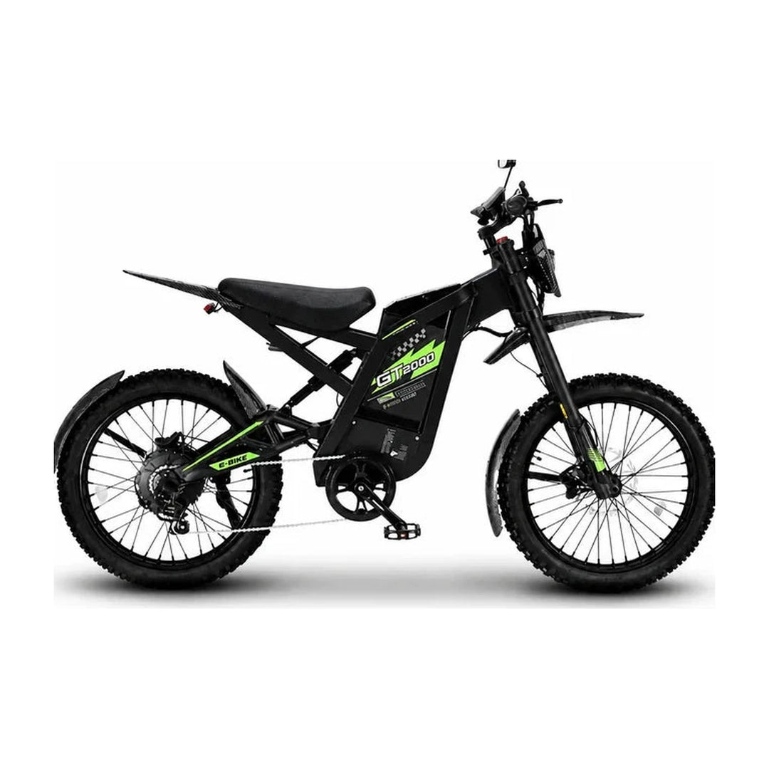OUXI GT2000 fatbike in groen