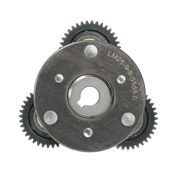Motor tandwielen op plaat - Klein rechts - 12 mm naaf