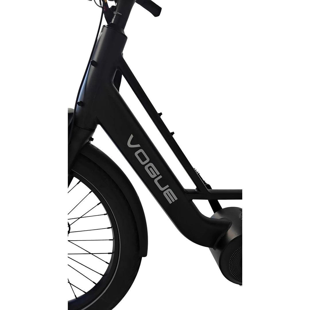 VOGUE Wonder longtail e-bike in mat zwart, foto 10