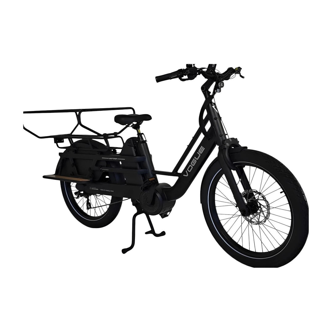 VOGUE Wonder longtail e-bike in mat zwart, foto 4