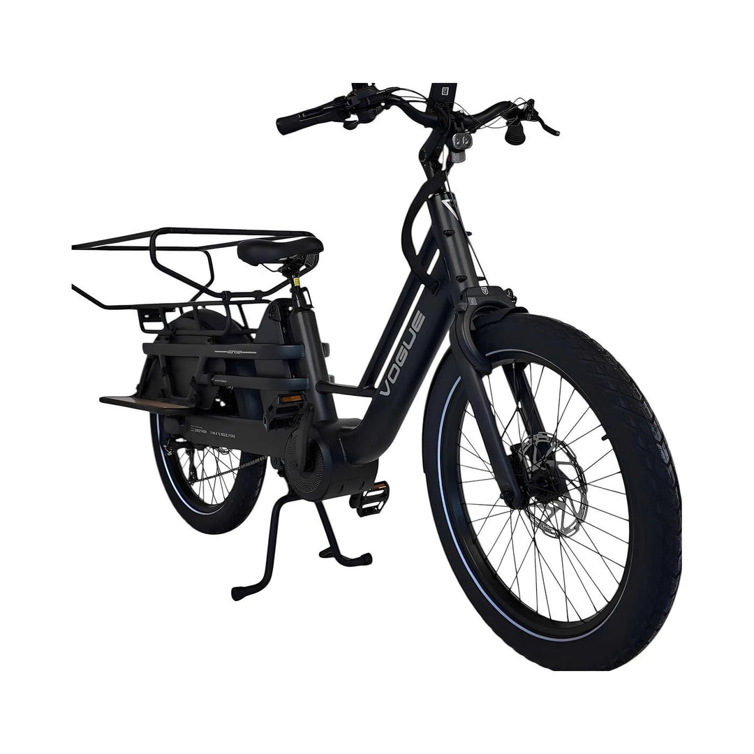 VOGUE Wonder longtail e-bike in mat zwart, foto 5