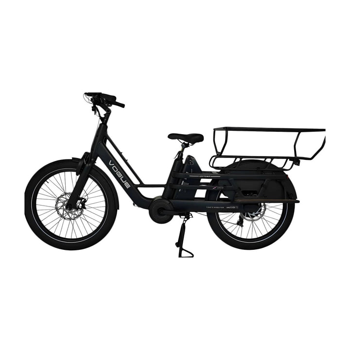 VOGUE Wonder longtail e-bike in mat zwart, foto 2