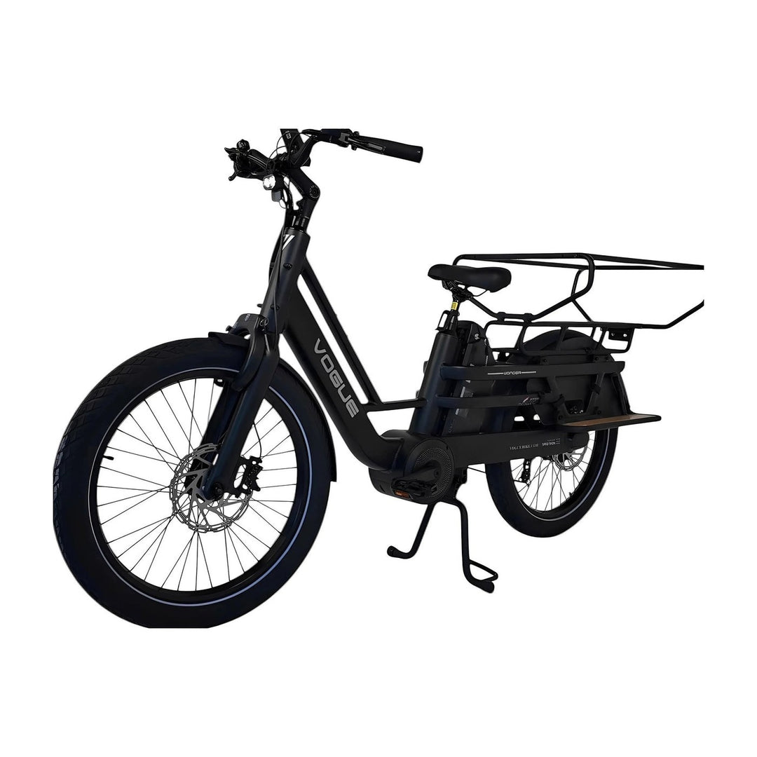 VOGUE Wonder longtail e-bike in mat zwart, foto 3