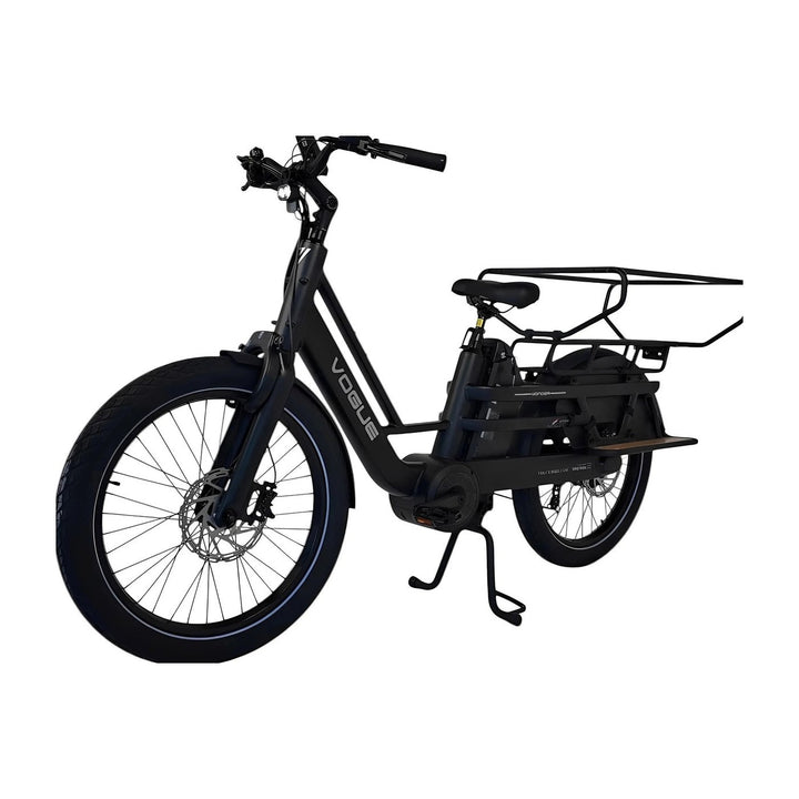 VOGUE Wonder longtail e-bike in mat zwart, foto 3