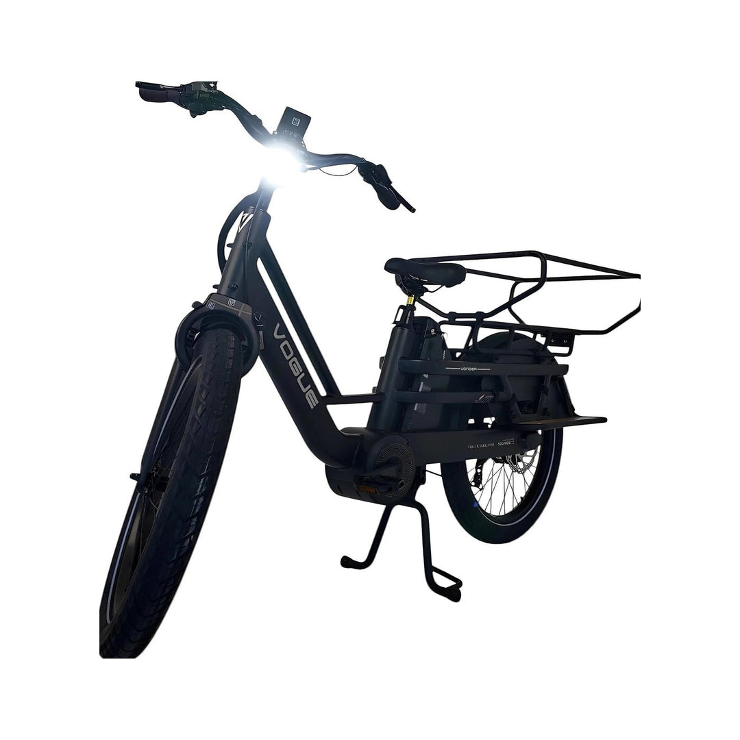 VOGUE Wonder longtail e-bike in mat zwart, foto 6