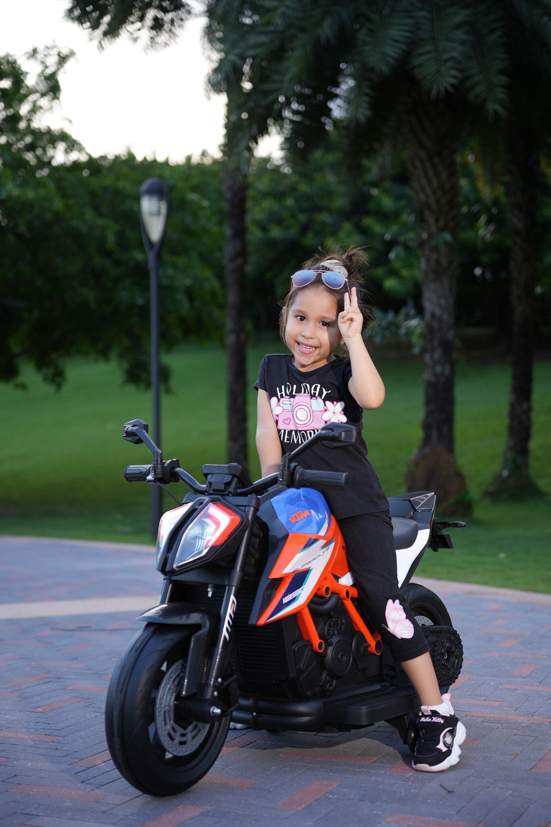 KTM 1290 Superduke kindermotor 12V Oranje foto 4