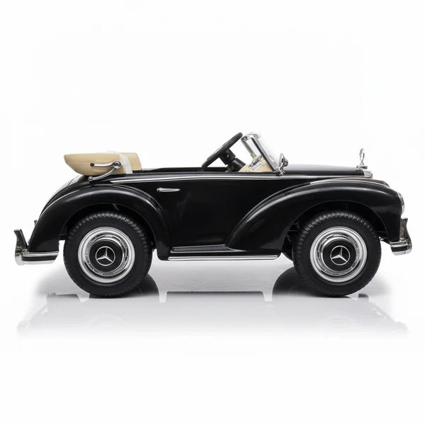 Mercedes 300S 12V kinderauto Metallic Zwart foto 3