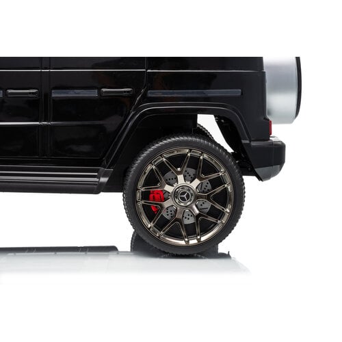 Mercedes G63 12V 2-persoons kinderauto metallic zwart foto 8