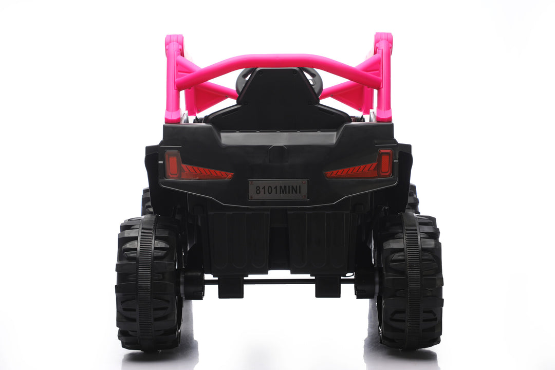 Buggy 12V kinderauto Roze foto 6