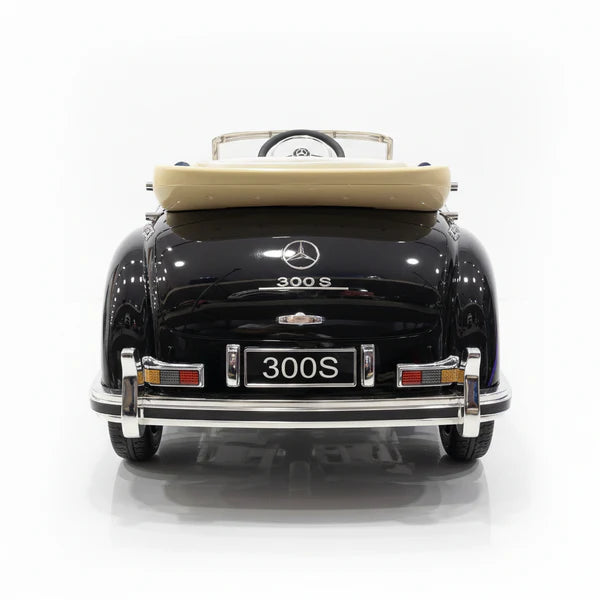Mercedes 300S 12V kinderauto Metallic Zwart foto 5