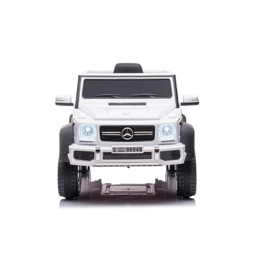 Mercedes G63 6X6 AMG 12V Elektrische Kinderauto wit