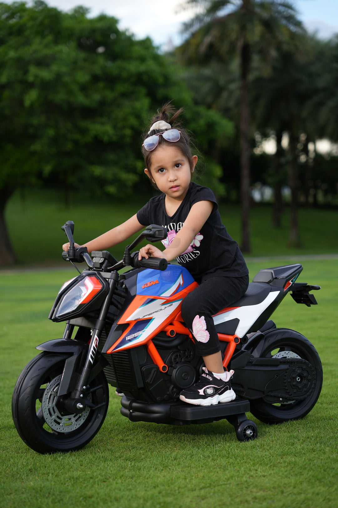 KTM 1290 Superduke kindermotor 12V Oranje foto 3
