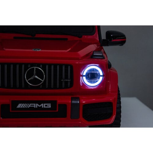 Mercedes G63 AMG Cabrio 12V Kinderauto Rood foto 9