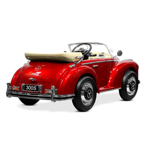 Mercedes 300S 12V kinderauto metallic rood