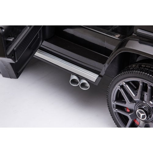 Mercedes G63 AMG Cabrio 12V Kinderauto Zwart foto 16