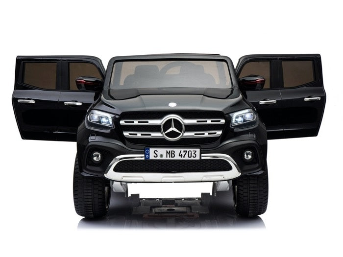 Mercedes X-Klasse 12V 2-persoons kinderauto Metallic Zwart foto 5
