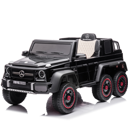 Mercedes G63 6X6 AMG 12V Elektrische Kinderauto Zwart foto 2