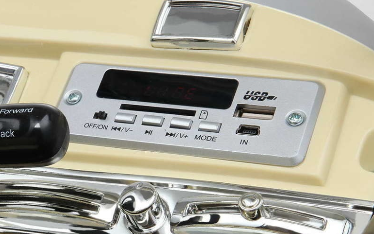 Mercedes 300S 12V kinderauto Metallic Zwart foto 9