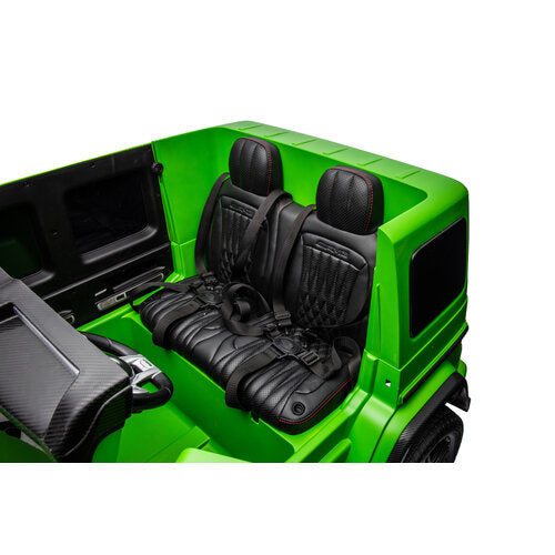Mercedes G63 XXL 24V 2-persoons kinderauto Mat Groen