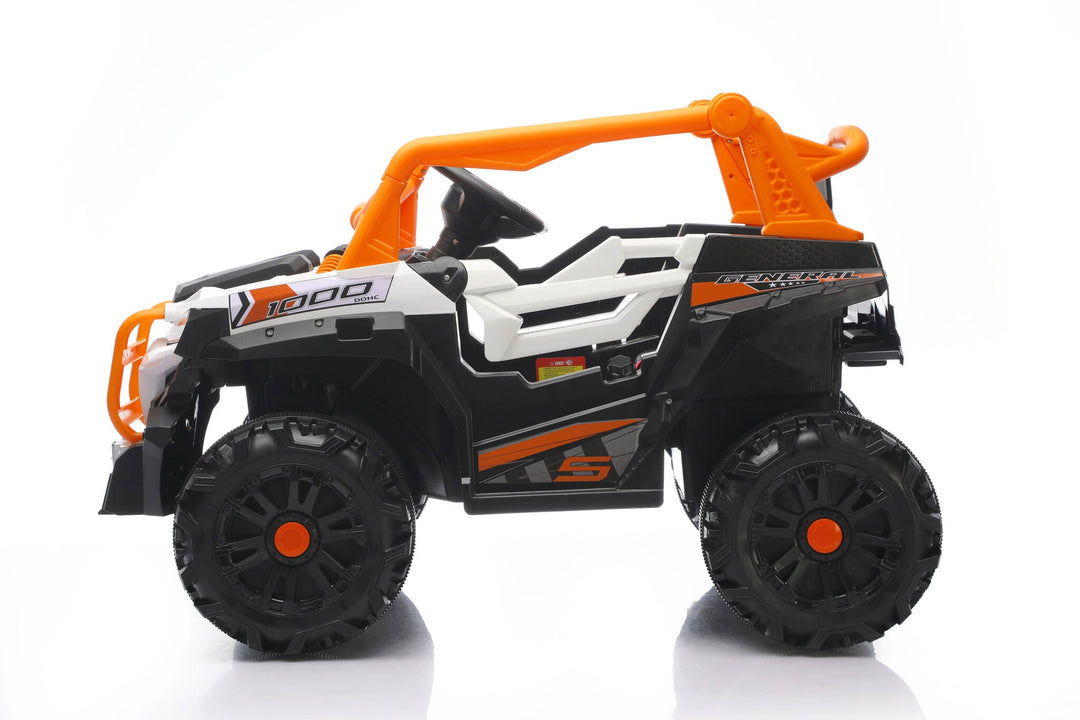 Buggy 12V kinderauto oranje