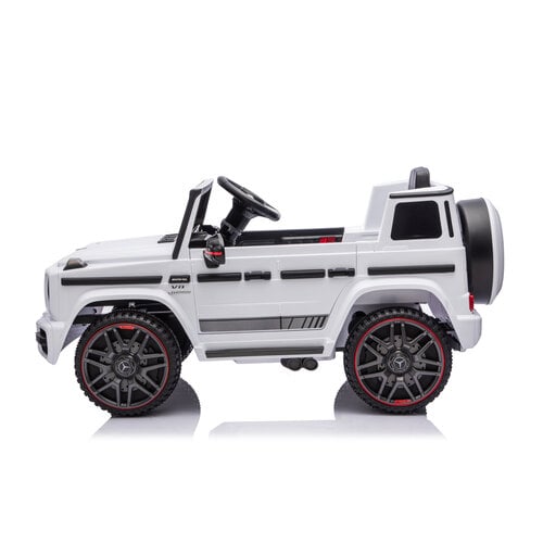 Mercedes G63 AMG Cabrio 12V Kinderauto wit