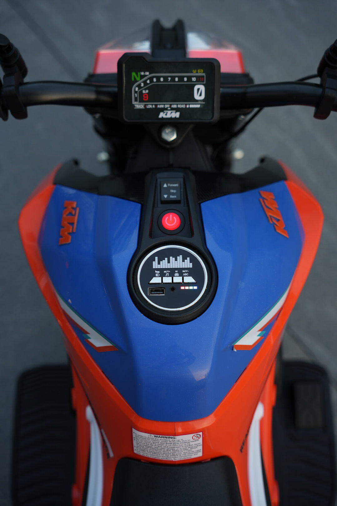 KTM 1290 Superduke kindermotor 12V Oranje foto 6