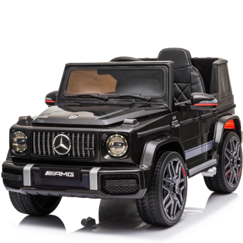 Mercedes G63 AMG Cabrio 12V Kinderauto Zwart foto 11