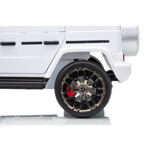 Mercedes G63 12V 2-persoons kinderauto Wit foto 9