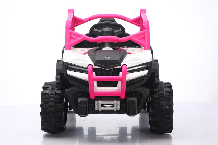 Buggy 12V kinderauto Roze foto 2