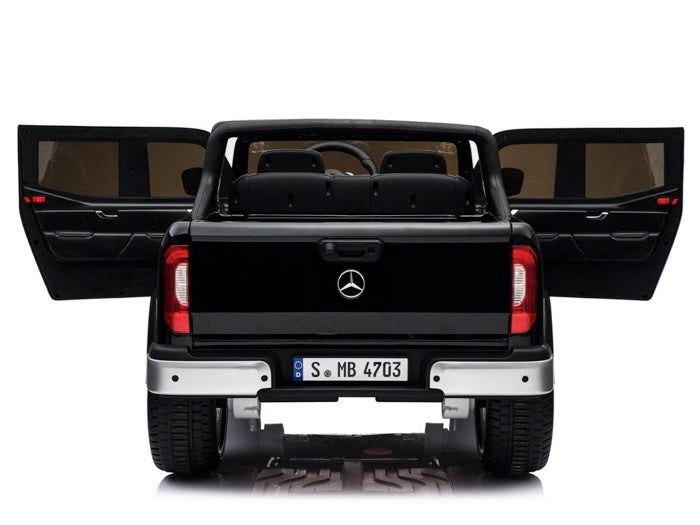 Mercedes X-Klasse 12V 2-persoons kinderauto Metallic Zwart foto 6