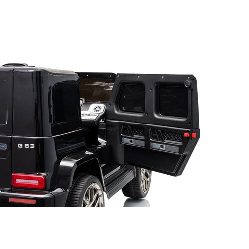 Mercedes G63 12V 2-persoons kinderauto metallic zwart foto 6