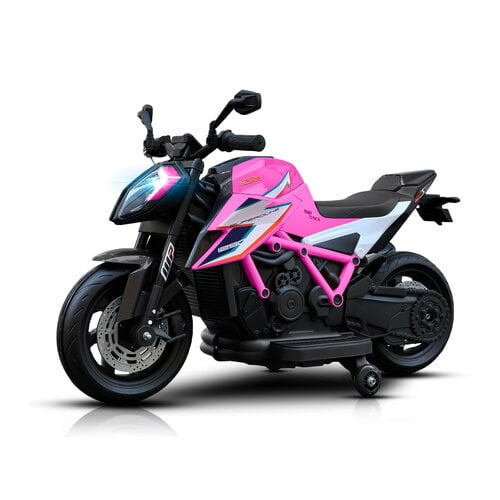 KTM 1290 Superduke kindermotor 12V roze