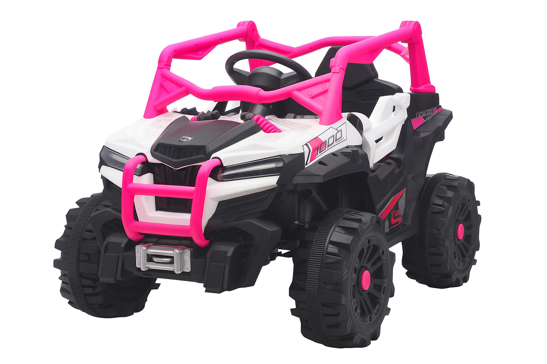 Buggy 12V kinderauto Roze