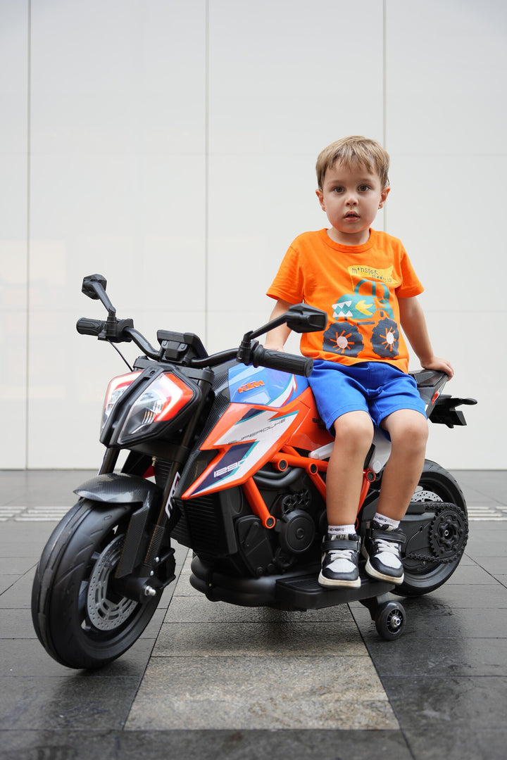 KTM 1290 Superduke kindermotor 12V Oranje foto 7