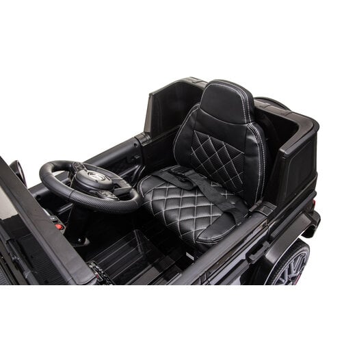 Mercedes G63 AMG Cabrio 12V Kinderauto Zwart foto 19
