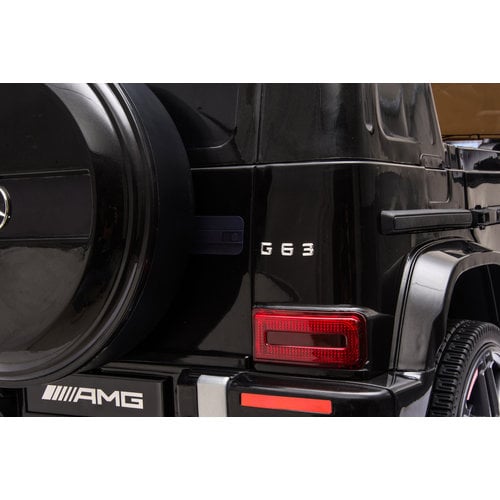 Mercedes G63 AMG Cabrio 12V Kinderauto Zwart foto 18