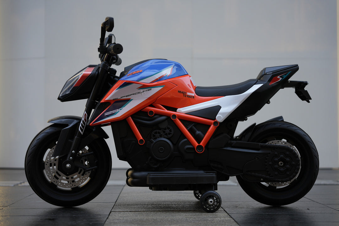 KTM 1290 Superduke kindermotor 12V Oranje foto 9