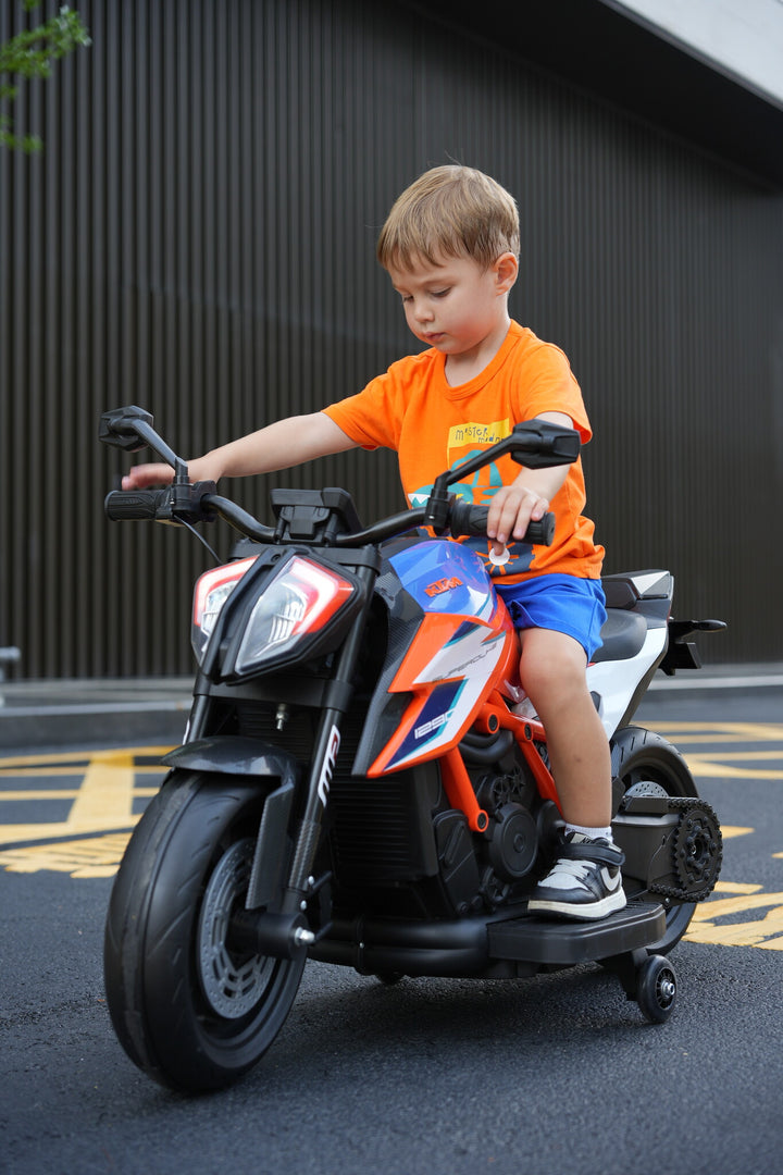 KTM 1290 Superduke kindermotor 12V Oranje foto 5