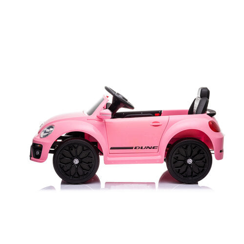 Volkswagen Dune Beetle 12V Kinderauto Roze foto 3