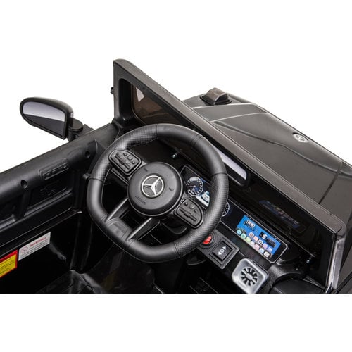 Mercedes G63 AMG Cabrio 12V Kinderauto Zwart foto 15