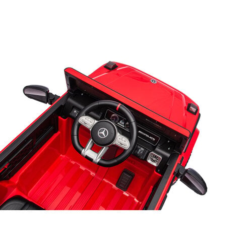 Mercedes G63 AMG Cabrio 12V Kinderauto Rood foto 5