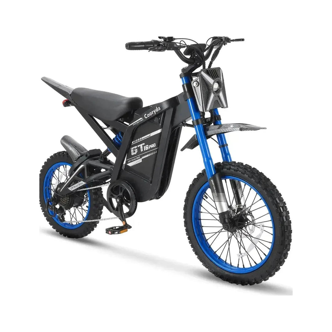 OUXI GT16 Pro fatbike in blauw, foto 2