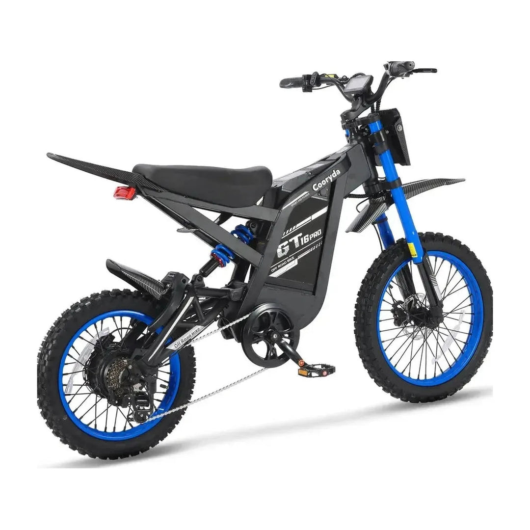 OUXI GT16 Pro fatbike in blauw, foto 3
